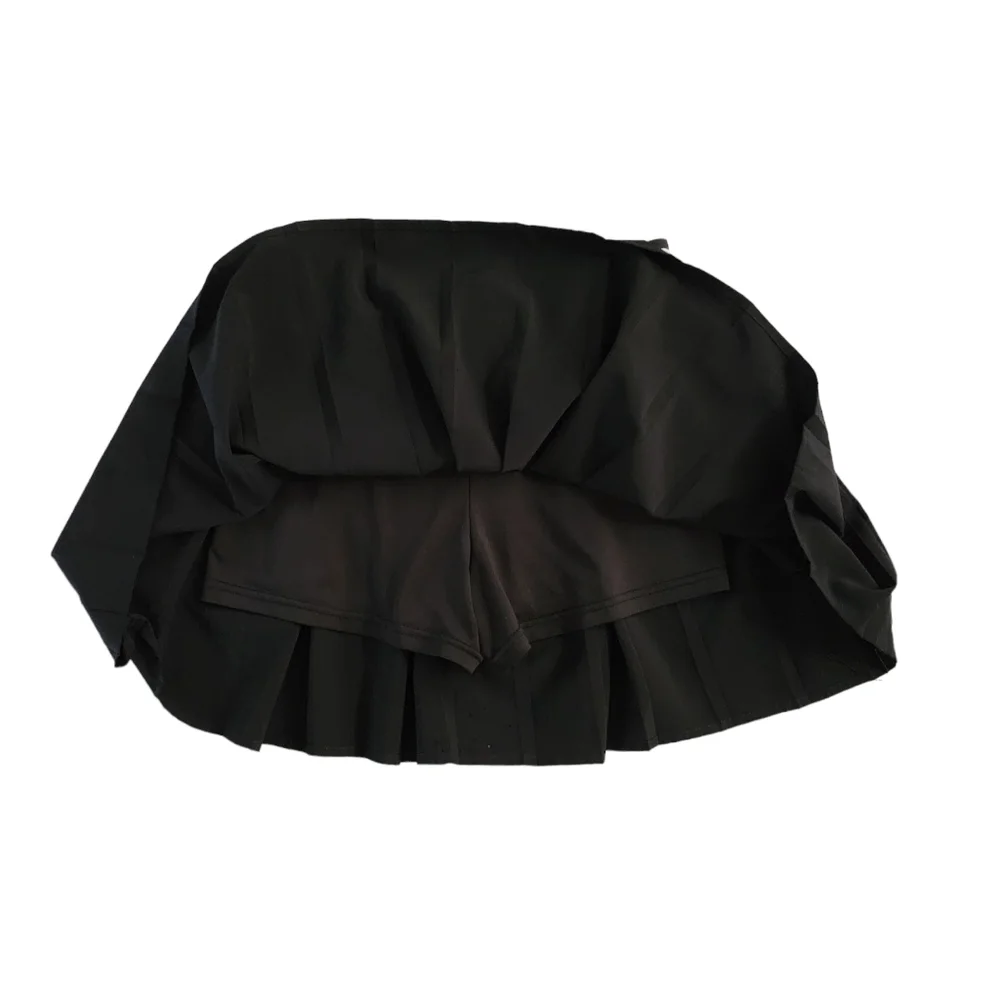 BODY GLOVE Pretty in Pleated Skort Black Skater Tennis Golf Skirt